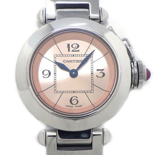 Cartier Miss Pasha W3140008 Quartz Watch with Pink Dial