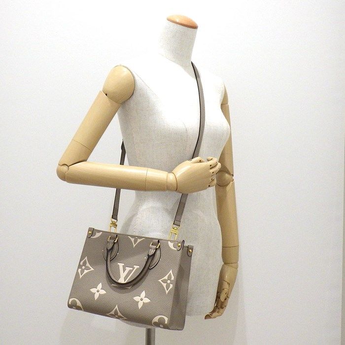 Louis Vuitton OnTheGo PM Handbag in Bi-Color Monogram - Exquisite Craftsmanship