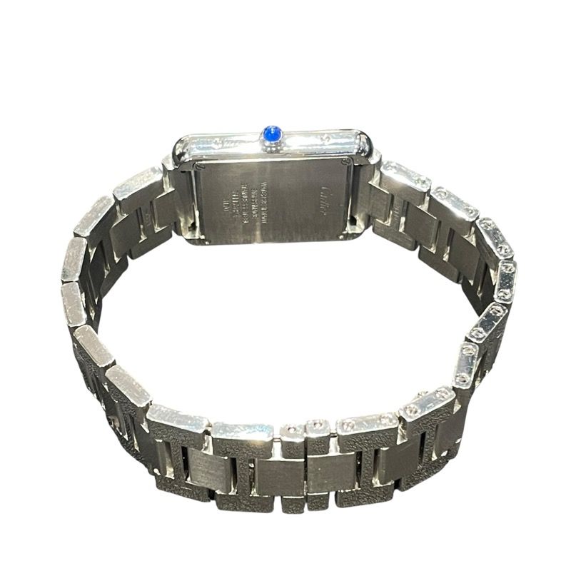 Cartier Tank Solo SM W5200013 White SS Quartz Ladies Watch