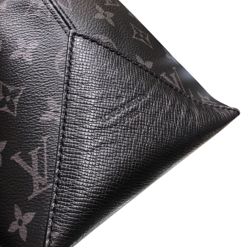 Louis Vuitton Weekend Tote NM M30937 Black Monogram Eclipse