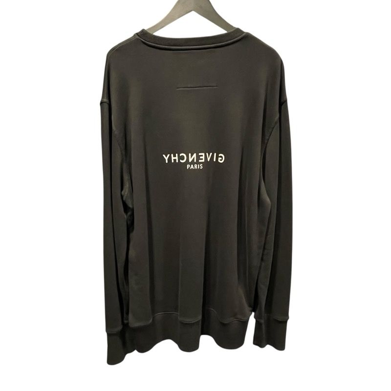 Givenchy Logo Print Sweatshirt in Black Cotton - Men's L
