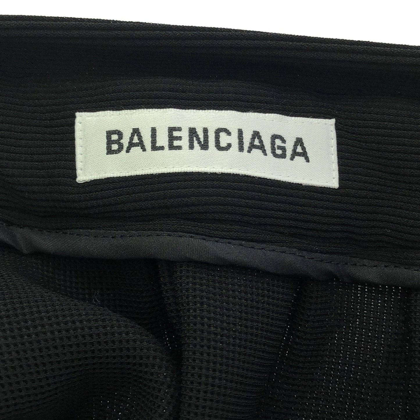BALENCIAGA Black Rayon Skirt - Timeless Elegance