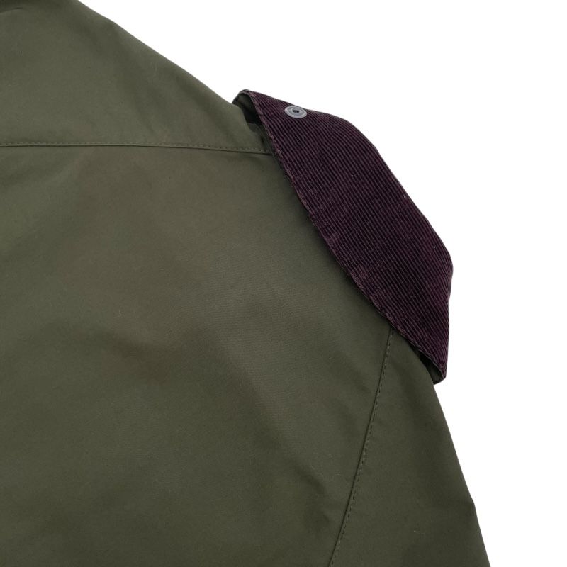 Barbour Waxed Jacket - Green Military Style for Men