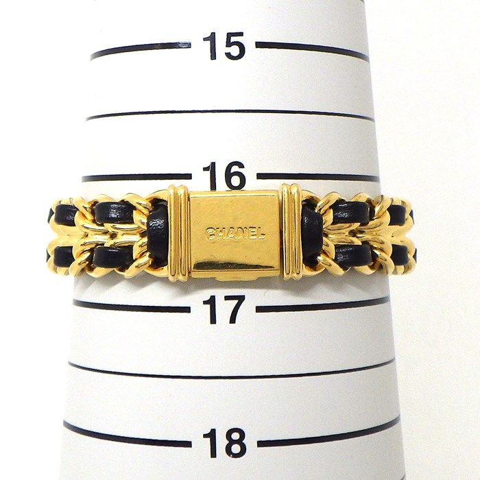 Chanel Premiere L H0001 Black Dial Chain Belt Quartz Watch