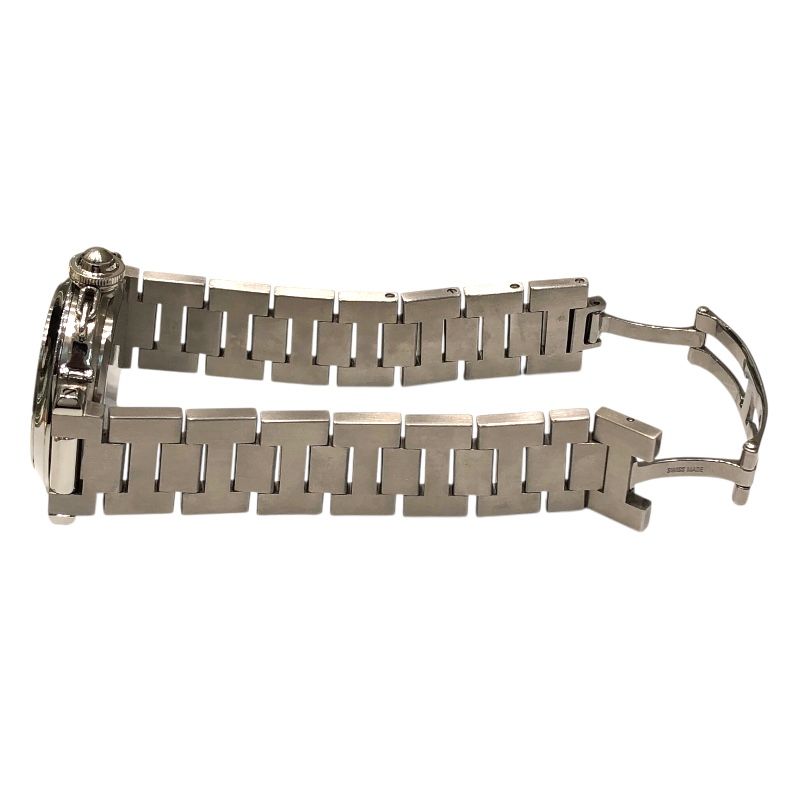 Cartier Pasha C W31075M7 Pink Stainless Steel Ladies Watch