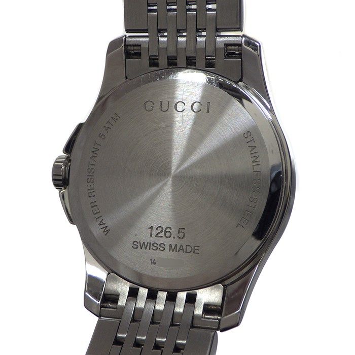 GUCCI G-Timeless 126.5 Quartz Watch with Diamond Indices