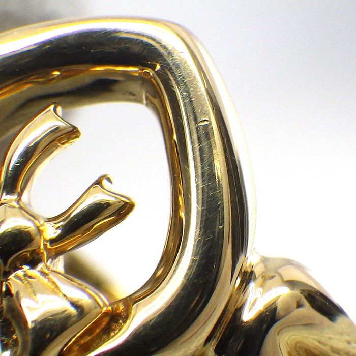 Tiffany & Co. Heart with Bow Ring in 18K Yellow Gold - Size 11.5