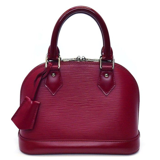 Louis Vuitton Alma BB Handbag in Fuchsia Epi Leather - Exquisite Craftsmanship