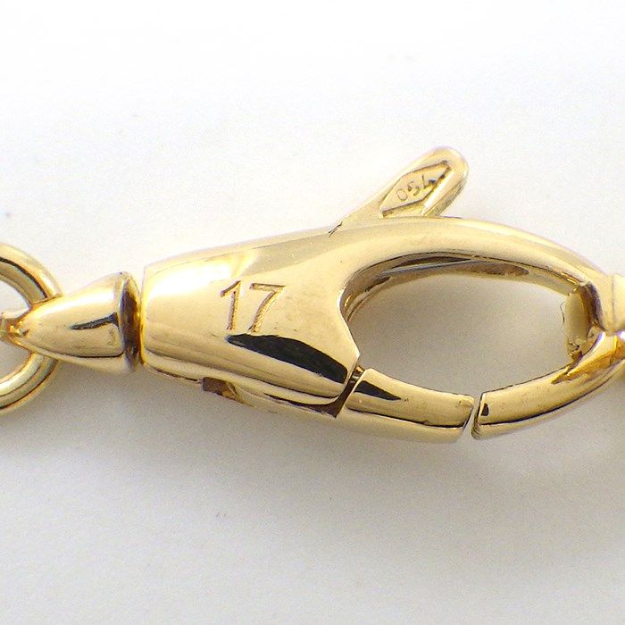GUCCI GG Running Logo K18YG Bracelet - Exquisite Craftsmanship