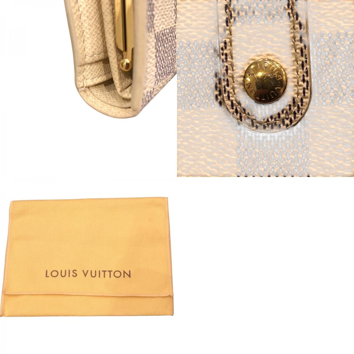Louis Vuitton Portefeuille Viennois M61676 - White Damier Azur Wallet
