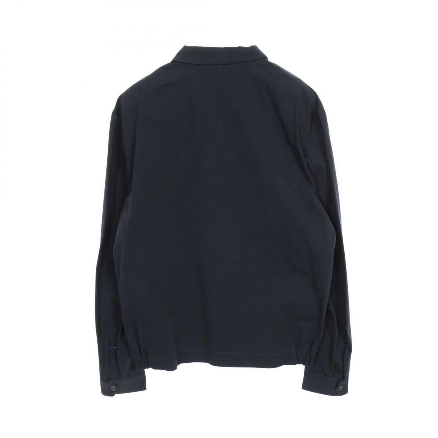 Bottega Veneta Intrecciato Leather Blouson Jacket - Navy