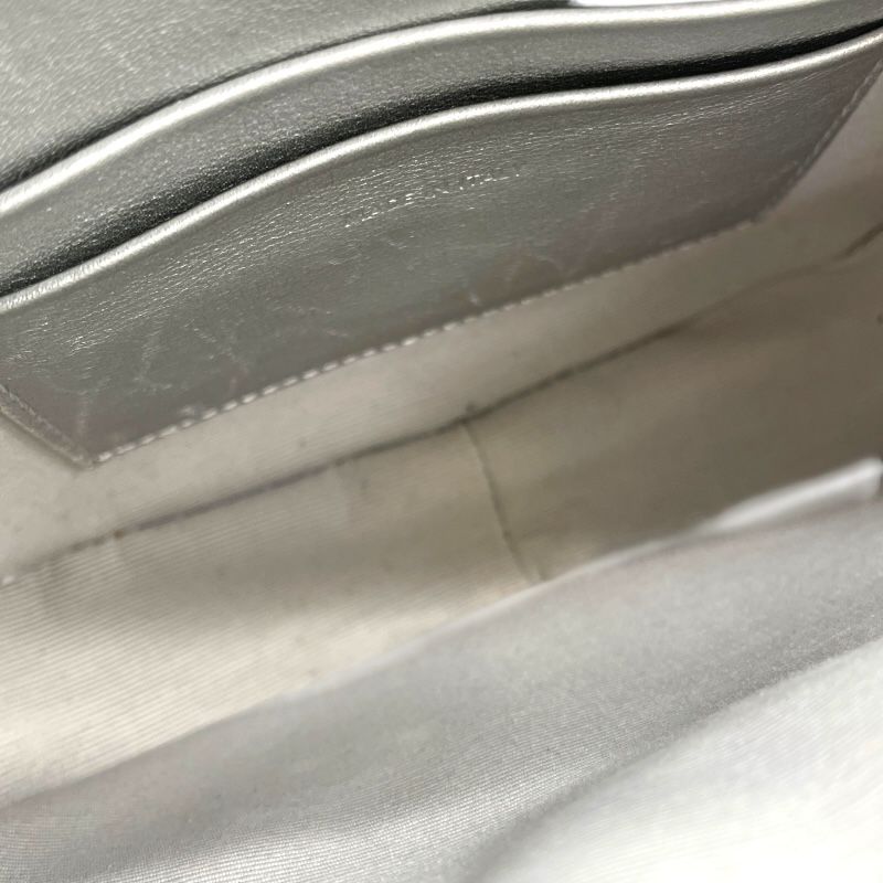 CELINE C Charm Small Camera Bag in Silver with Gold Hardware