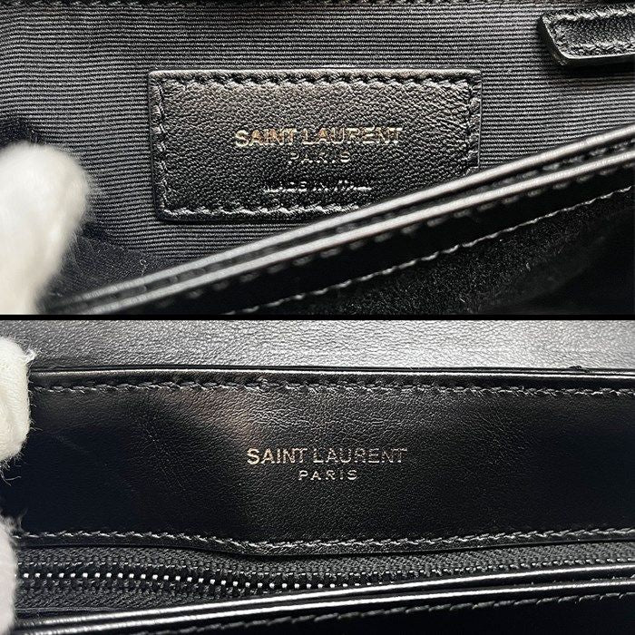 YSL Loulou Toy Shoulder Bag in Black Calfskin - Timeless Elegance