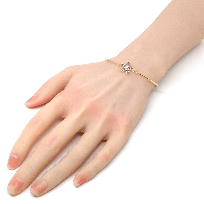 Tiffany & Co. Garden Flower Bangle with Amethyst & Diamond