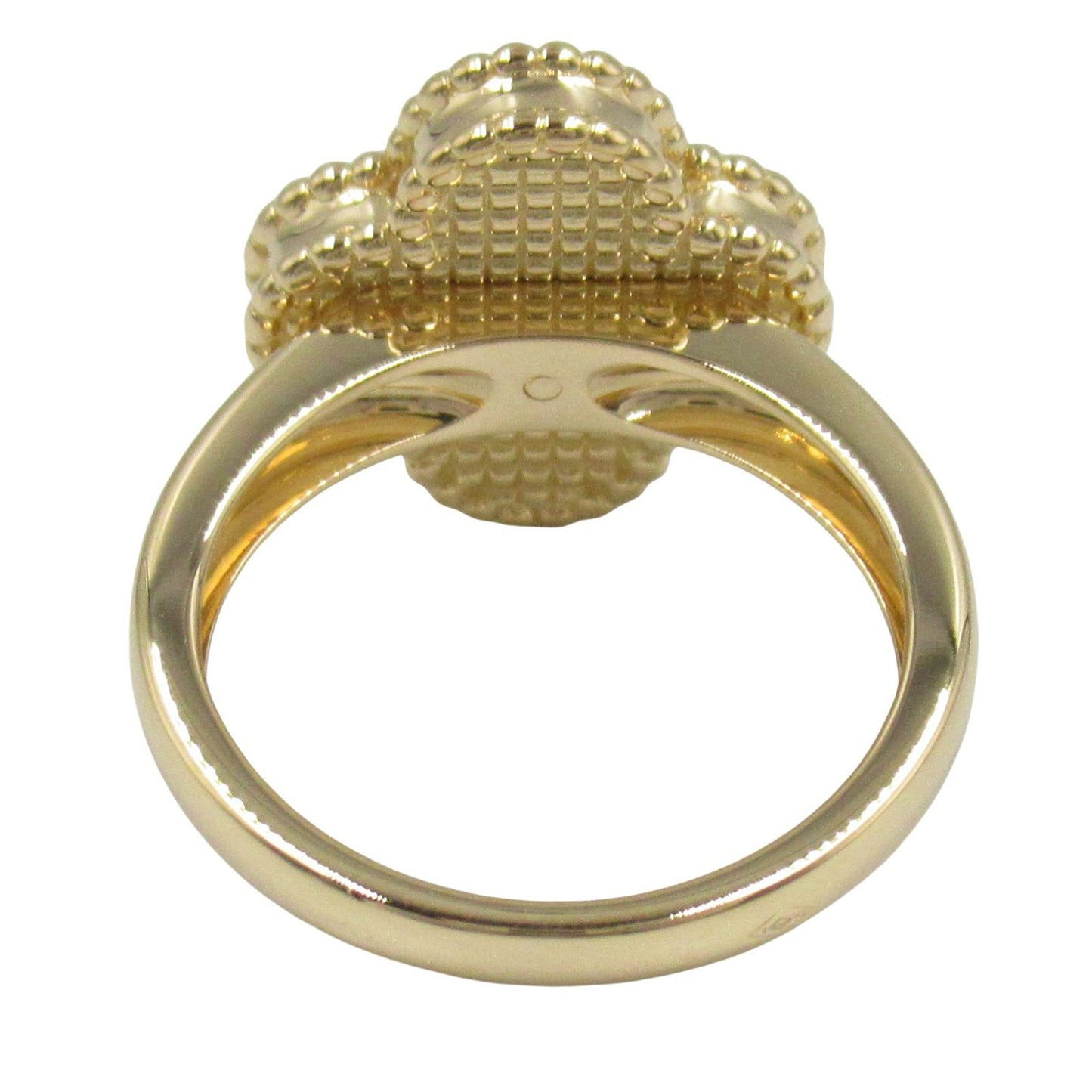 Van Cleef & Arpels Vintage Alhambra Mother of Pearl Ring in 18K Gold