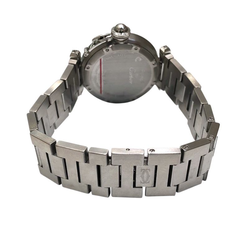 Cartier Pasha C W31075M7 Pink Stainless Steel Ladies Watch