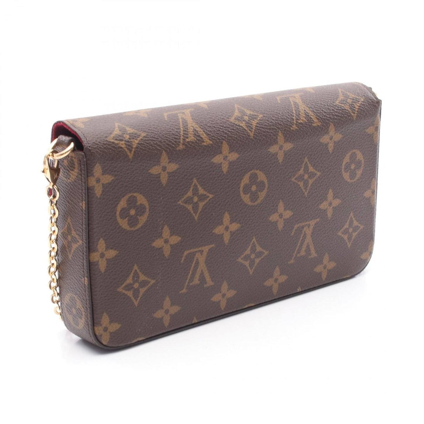 Louis Vuitton Pochette Felicie Shoulder Bag - Fuchsia/Brown