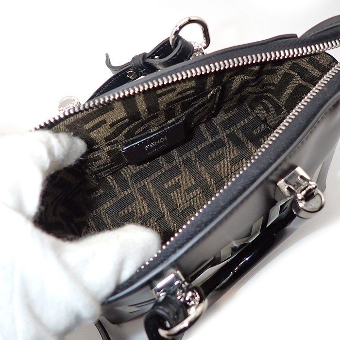 Fendi By The Way Mini Handbag in Black Calf Leather - A Timeless Classic
