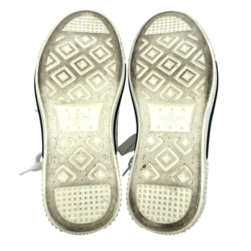 Valentino Butterfly Canvas Low-Cut Sneakers - White Cotton for Women