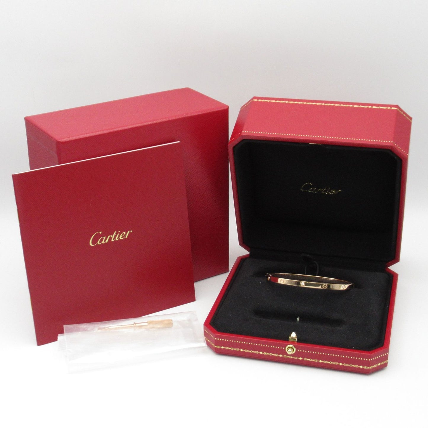 Cartier Love Bracelet SM 6PD in 18K Pink Gold with Diamonds