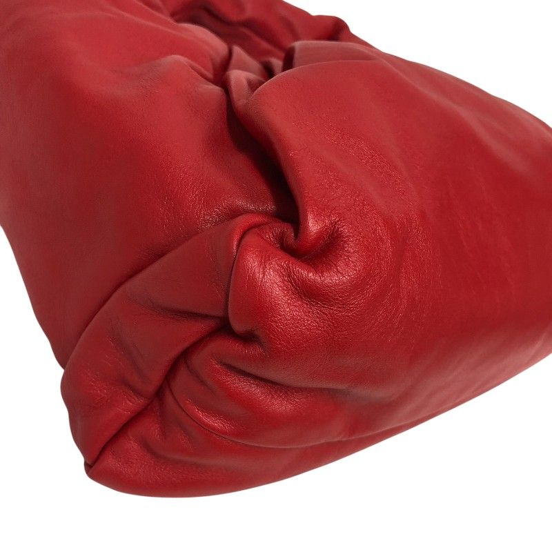 Bottega Veneta Red Leather Shoulder Pouch - Timeless Elegance