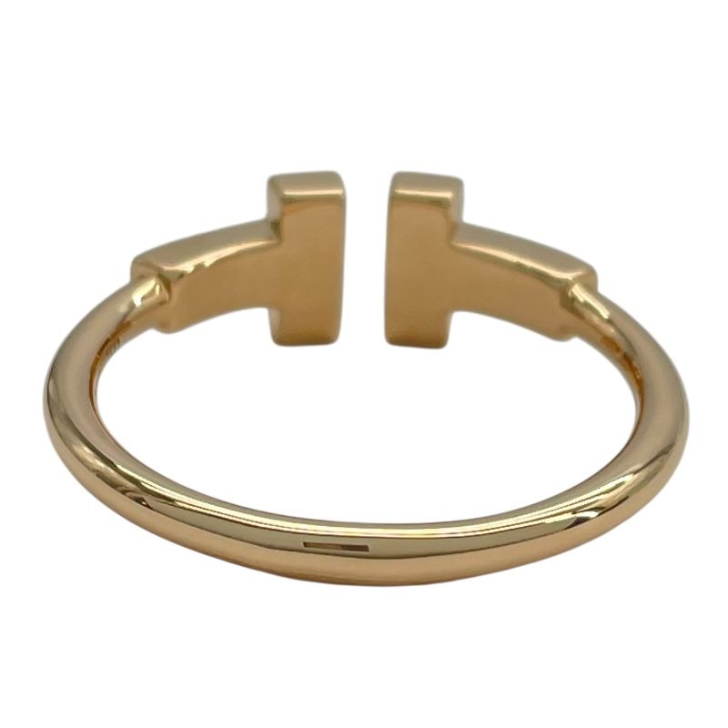 Tiffany & Co. T Wire Diamond Ring in 18K Pink Gold - Size 10