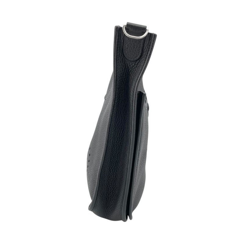 HERMES Evelyne 3PM Black Togo Leather Shoulder Bag - C Stamp