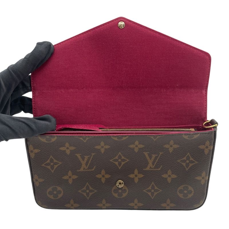 Louis Vuitton Pochette Felicie M81896 Monogram Canvas Shoulder Bag