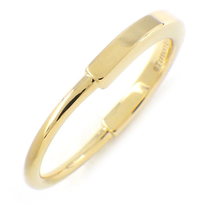 Tiffany & Co. Lock Ring in K18 Yellow Gold - Size 20