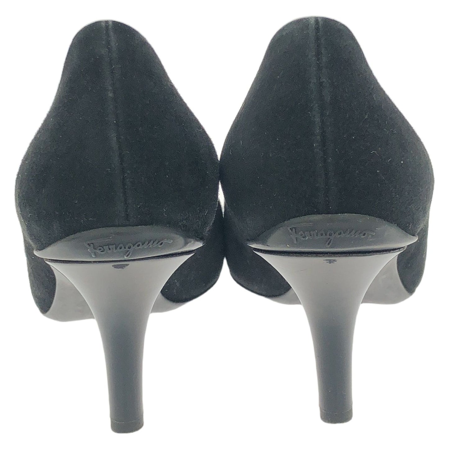 Salvatore Ferragamo Elegant Black Pumps - Size 5