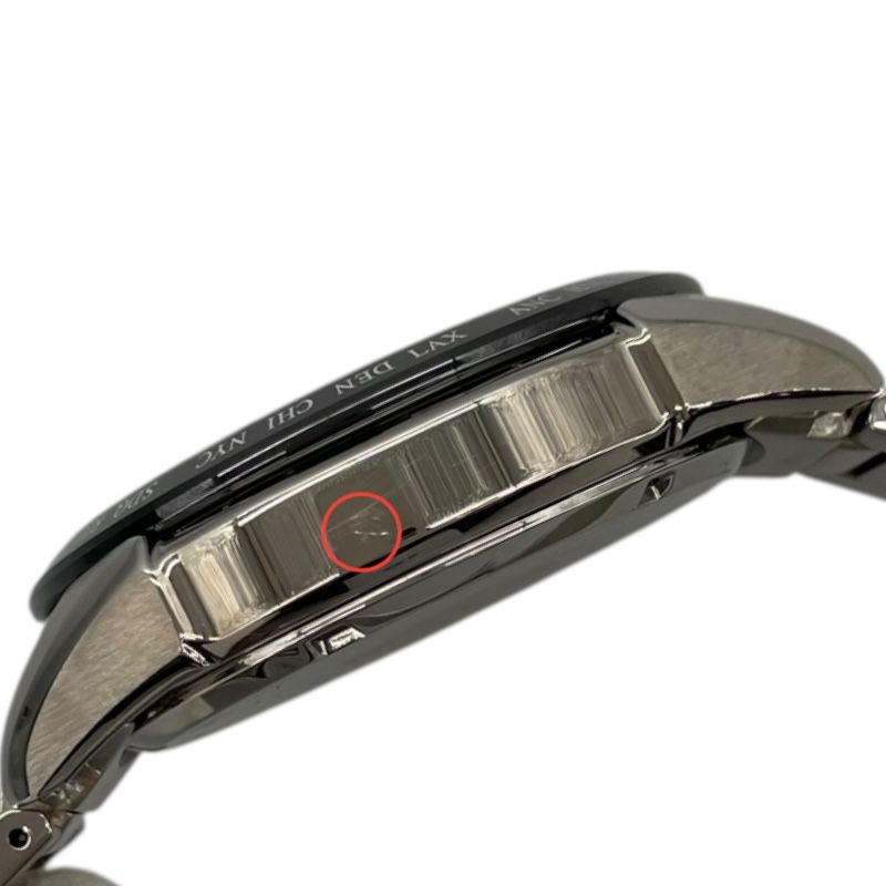 SEIKO Astron GPS Solar 8X Series Big Date SBXB151 - Black Stainless Steel