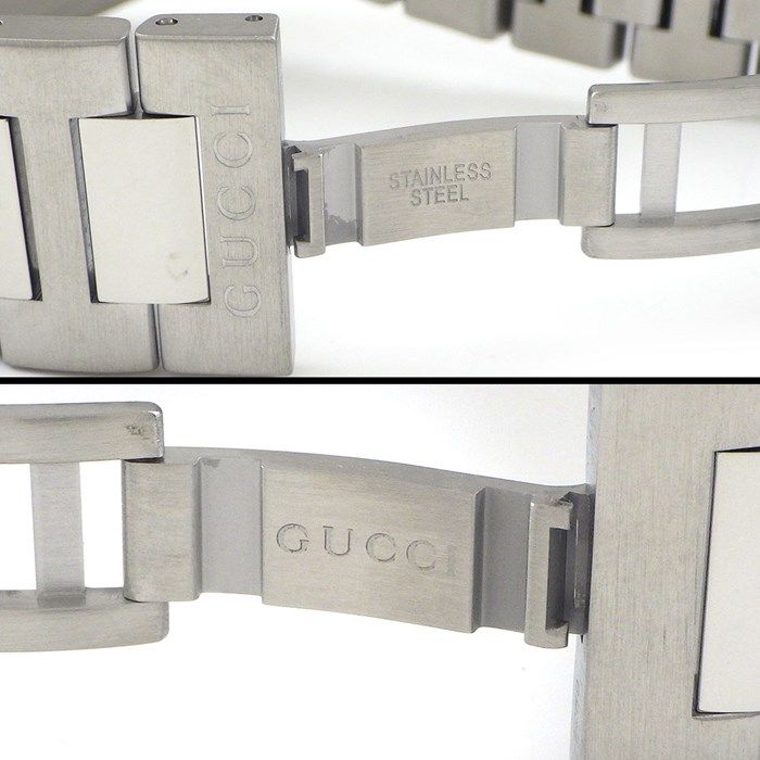 GUCCI GG2570 Men's Watch - Navy Dial, Stainless Steel, Date Function