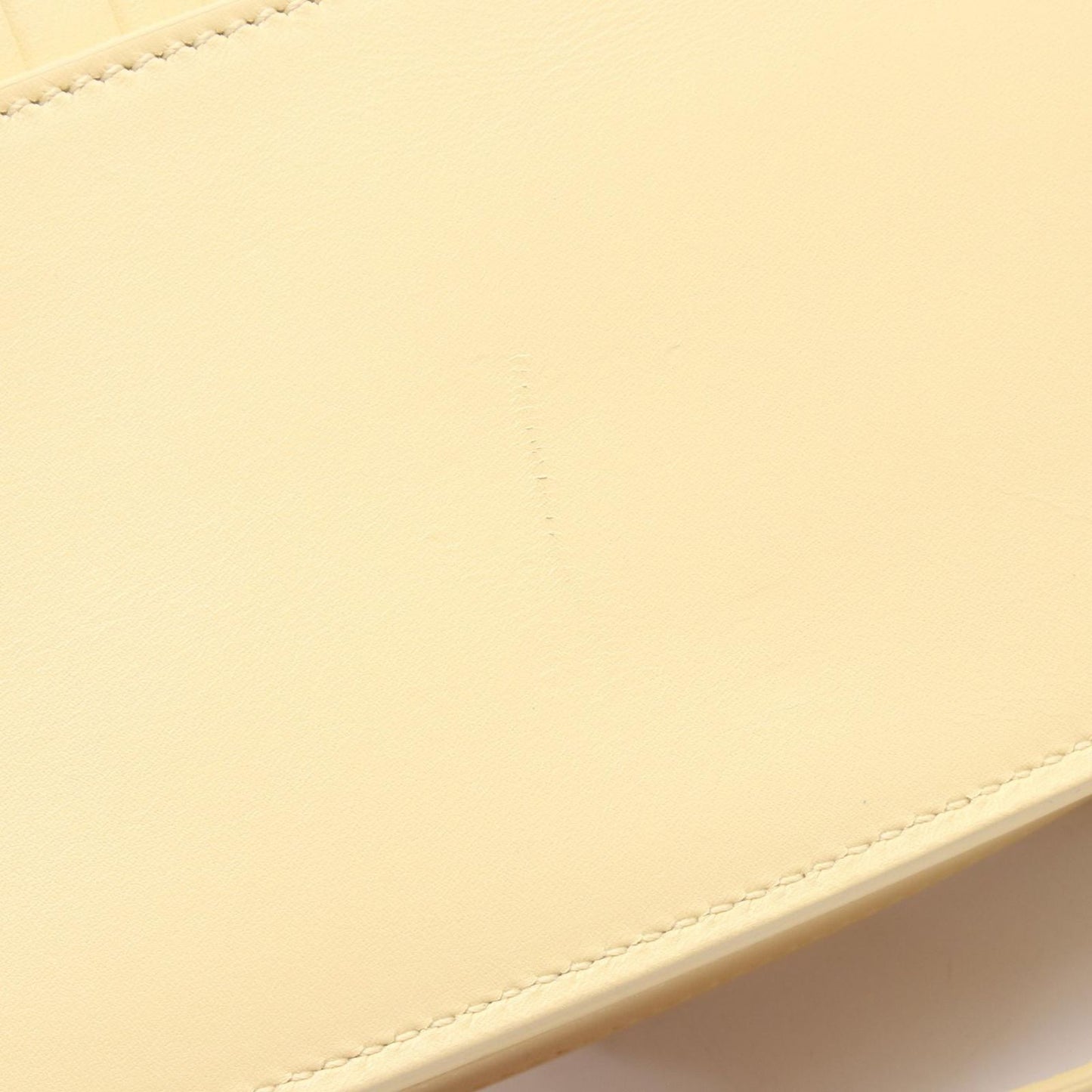 Dior Bobby East-West Shoulder Bag in Pastel Yellow Leather