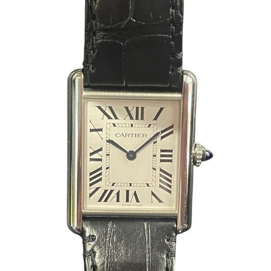 Cartier Tank Must LM Solar Beat WSTA0059 - Timeless Elegance
