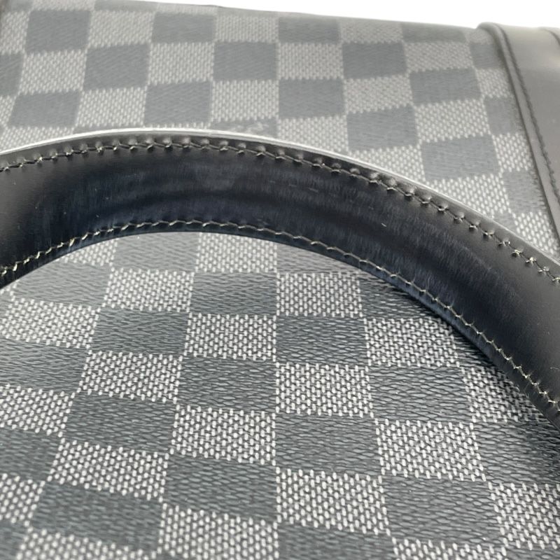 Louis Vuitton Tadao N51192 Black Damier Graphite Shoulder Bag