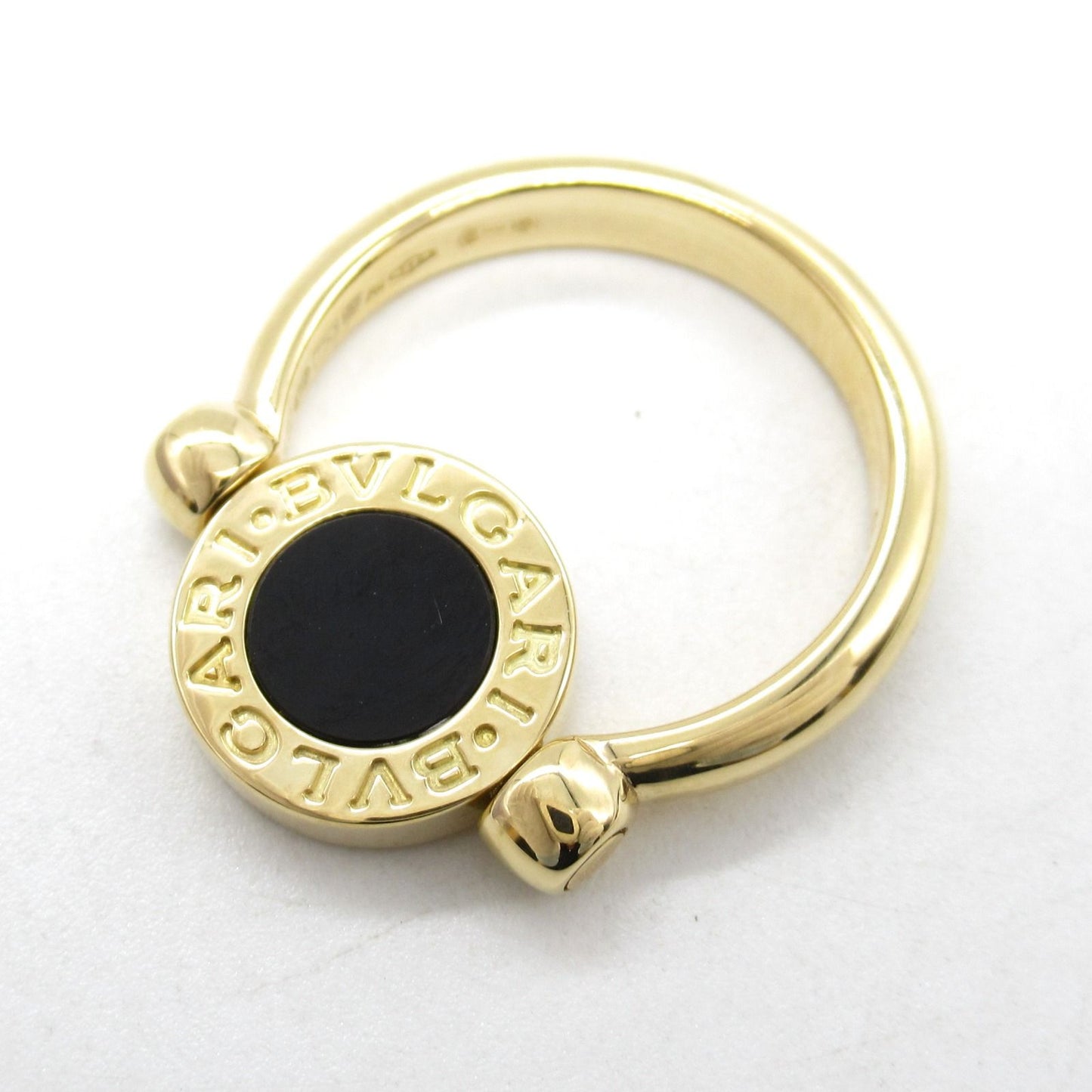 BVLGARI B.zero1 Mother of Pearl Ring in 18K Yellow Gold