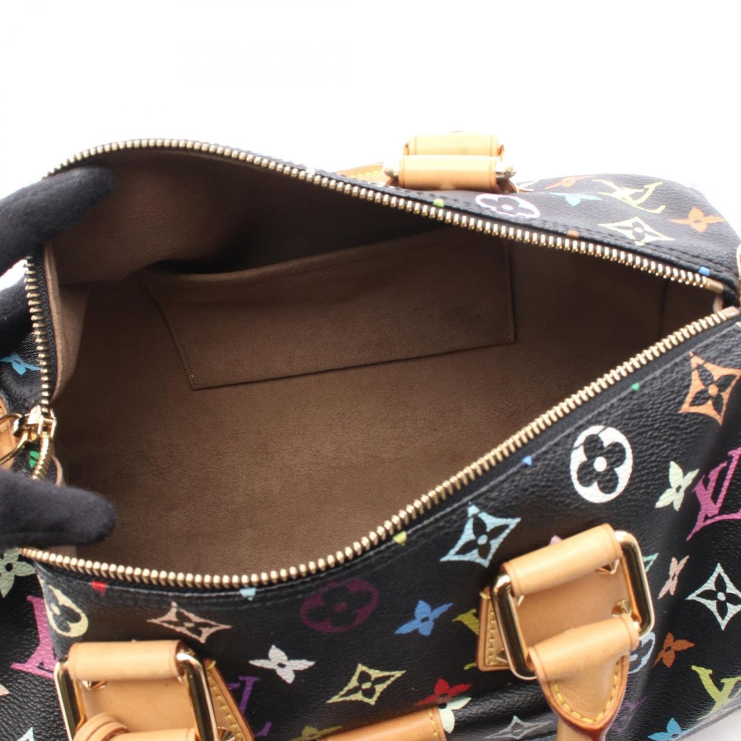 Louis Vuitton Speedy 30 Handbag in Noir - Timeless Elegance