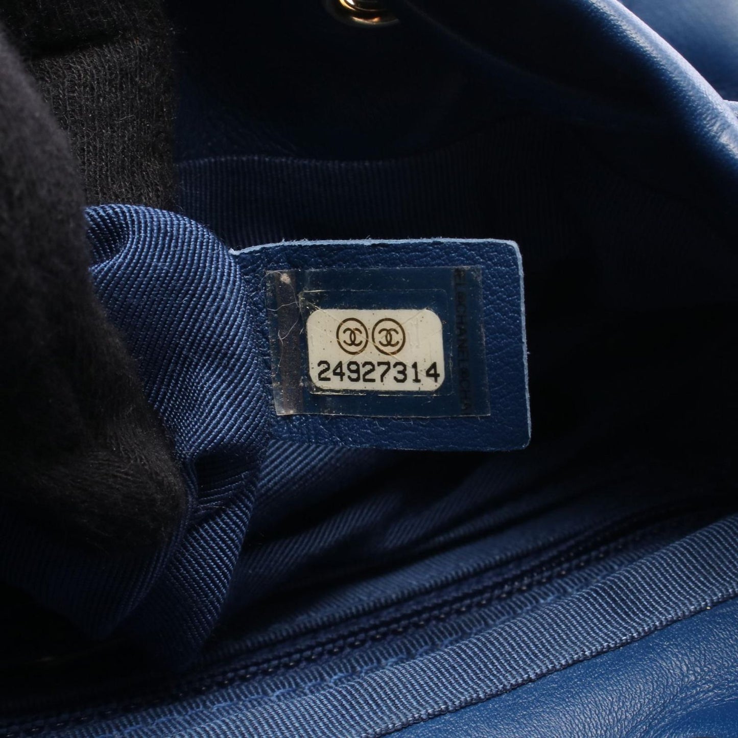 CHANEL Matelassé Backpack in Blue Lambskin - Timeless Elegance
