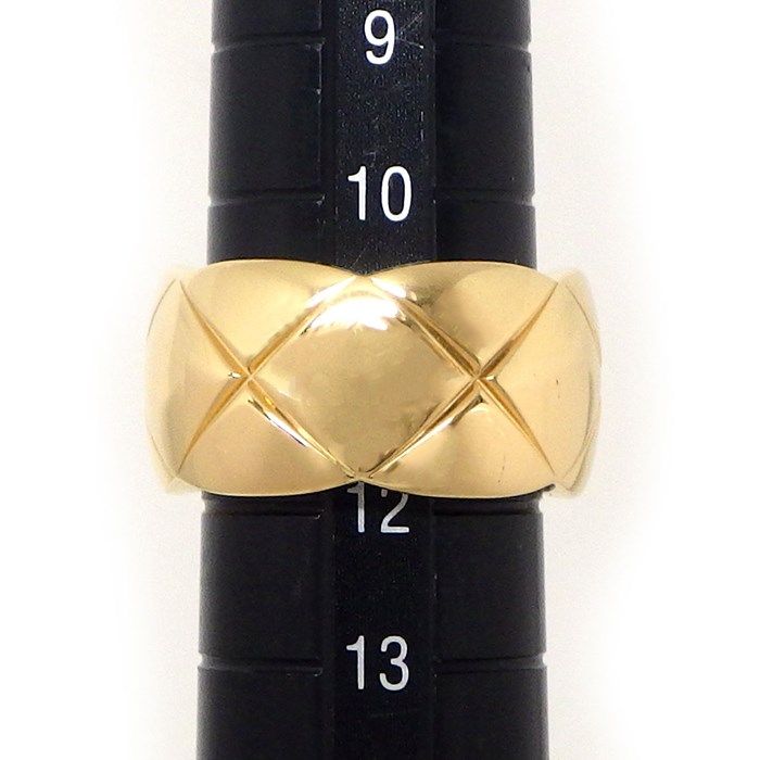 Chanel Coco Crush Large Ring in 18K Yellow Gold - Size 11