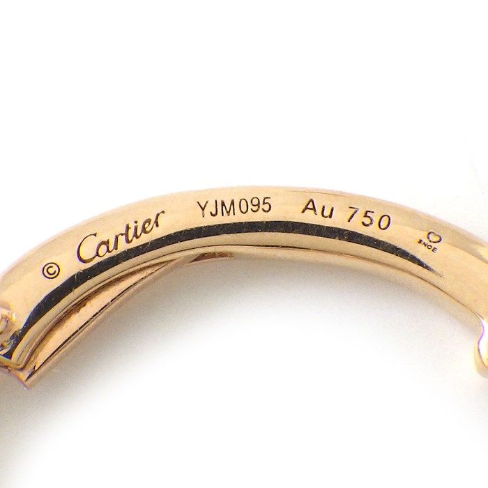 Cartier Trinity Earrings with Diamonds in Three Colors