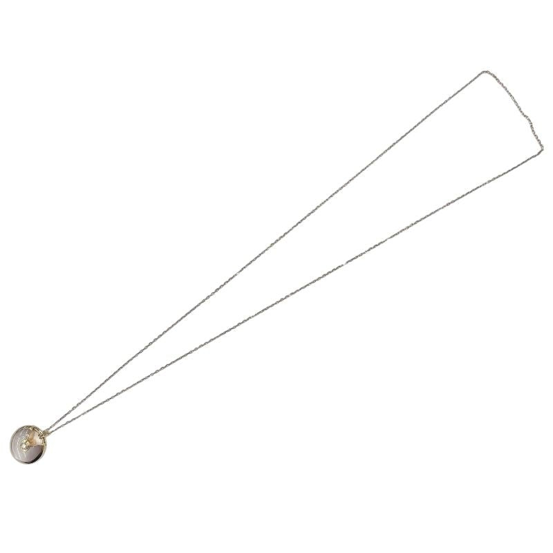 Cartier Amulette Necklace in Yellow Gold with Diamonds and Pearls