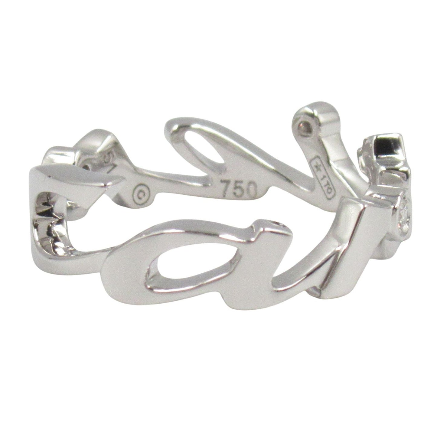 Cartier Signature 3PD Ring in 18K White Gold with Diamonds