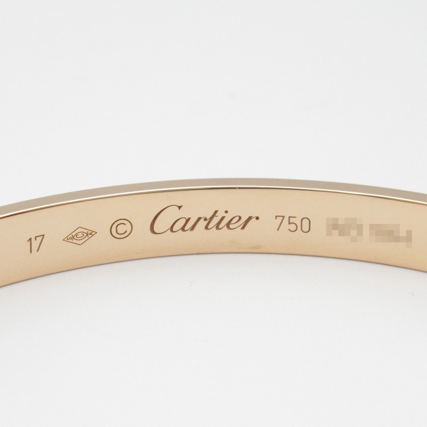 CARTIER Open Love Bracelet in K18 Pink Gold - Timeless Elegance