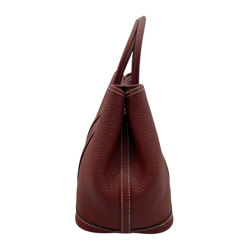 HERMES Garden Party TPM Handbag in Rouge Ash - Exquisite Craftsmanship