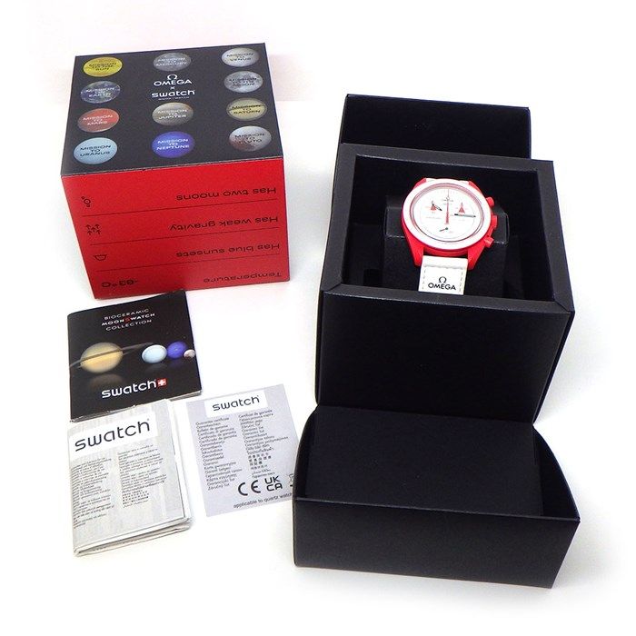 Swatch×OMEGA Speedmaster Mission to Mars Moonwatch SO33R100