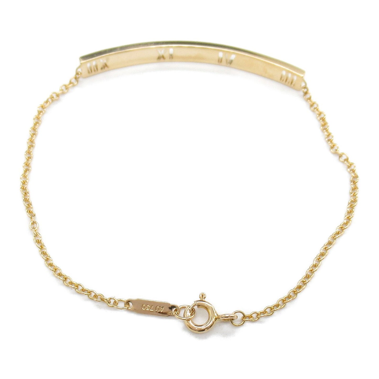 TIFFANY & CO Atlas Bracelet in K18 Pink Gold with Diamonds