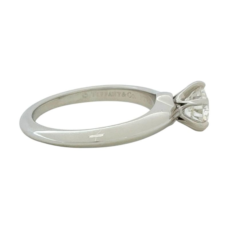 Tiffany & Co. Platinum 950 Solitaire Diamond Ring - 0.59ct