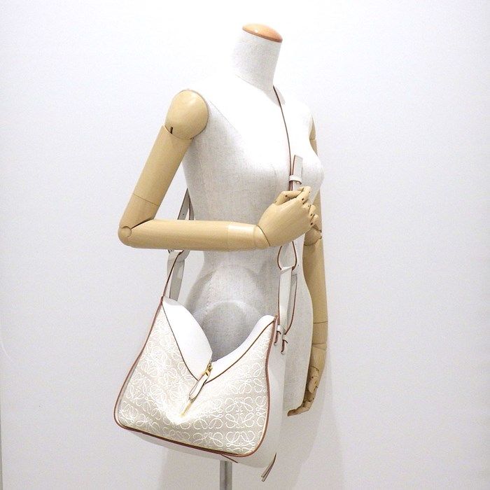 LOEWE Hammock Small Handbag in Ecru & Soft White - Exquisite Craftsmanship