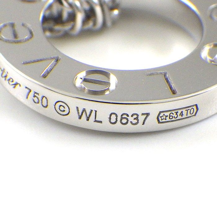 Cartier Love Necklace B7219400 with Diamonds in K18 White Gold