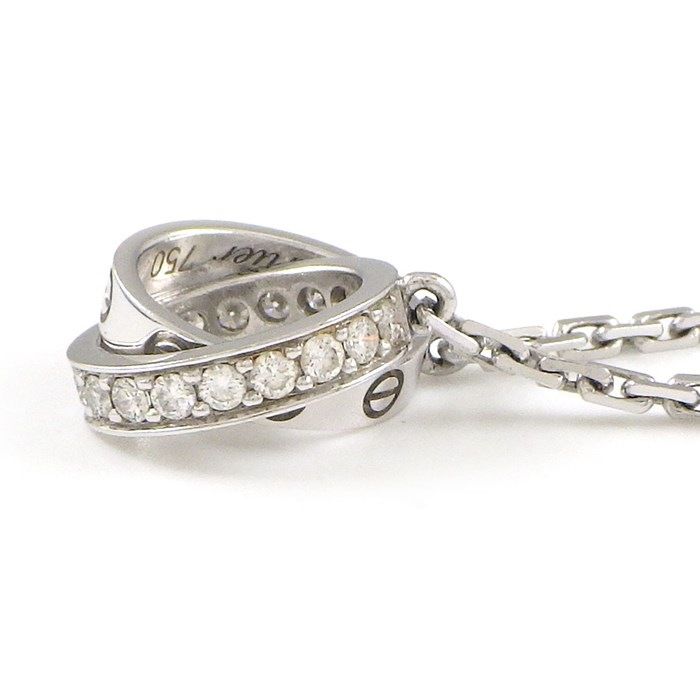 Cartier Love Necklace B7013700 with 0.22ct Diamonds in K18WG